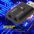 USB Bluetooth Transmitter Receiver Adapter, Compact USB Bluetooth Transmitter Receiver for Speaker for TV. 