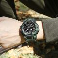 LED Quartz Watch, Outdoor Sports Label Men's Sports Watch, Men's Big Watch, Alarm Stopwatch Luminous Calendar. 
