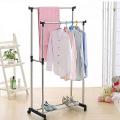Double Cloth & Shoe Rack - Silver. 