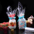2023Cellophane Wrap Roll Wrapping Paper Clear Gift Flower Transparent Basket Rolls Baskets Packing Supplies Bouquet Christmas Crafts.