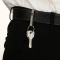 Hiking Titanium Alloy Buckle Ribbon Ending Buckles Belt Clip Quick Draw Keychain Hanging Buckles Key Ring Demoo. 