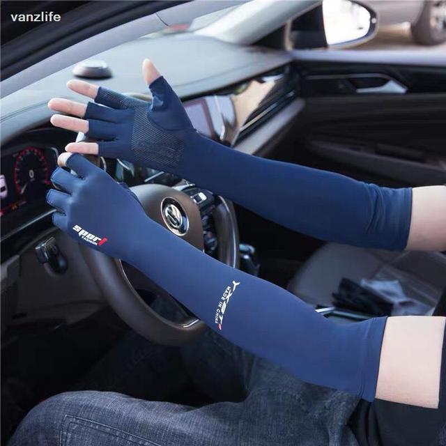 Women%20Ice%20Silk%20Arm%20Sleeves%20with%20gloves%20UV%20Protection%20Cool%20Arm%20Hands%20Cover%20Anti-skid%20Palm%20Cycling%20Motorcycle%20-%20Image%203