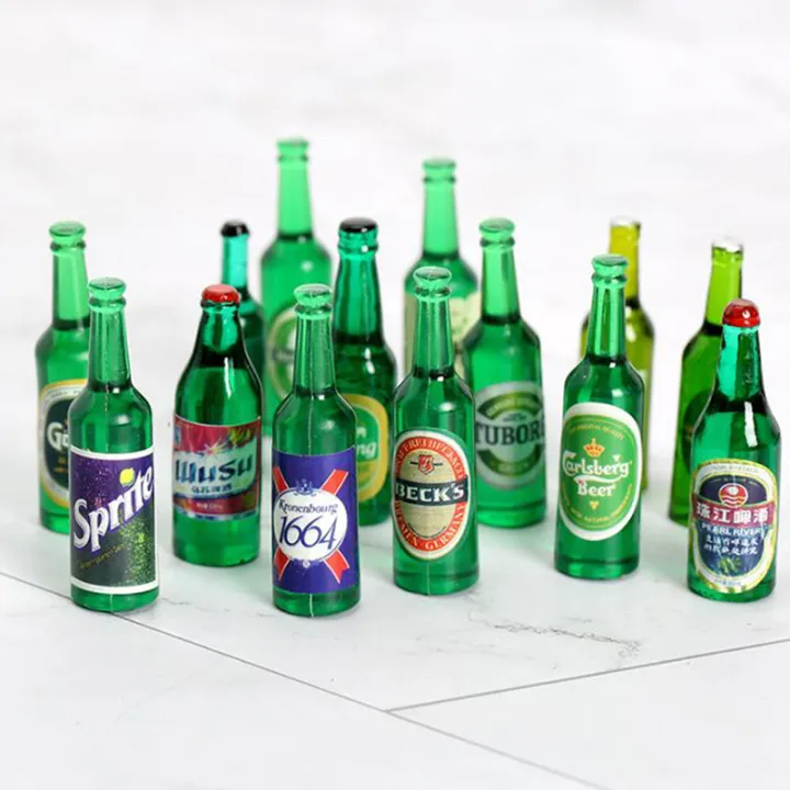 10Pcs%201/12%20Dollhouse%20Miniature%20Simulation%20Green%20Bottles%20Dolls%20House%20Accessories%20Eatop%20-%20Image%202