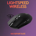 Logitech G304 Lightspeed Wireless Gaming Mouse, Hero Sensor, 12,000 DPI, Lightweight, 6 Programmable Buttons, 250h Battery Life, On-Board Memory, Compatible with PC/Mac - Black. 