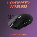 Logitech G304 Lightspeed Wireless Gaming Mouse, Hero Sensor, 12,000 DPI, Lightweight, 6 Programmable Buttons, 250h Battery Life, On-Board Memory, Compatible with PC/Mac - Black. 