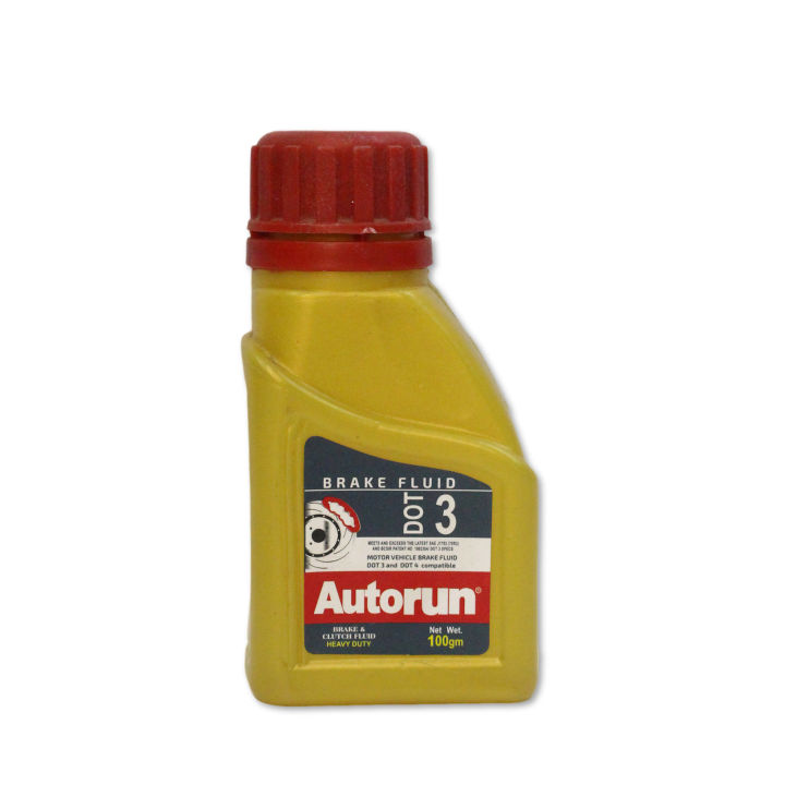 Autorun Dot 3 & 4 Brake Fluid-100g (Approvals: FMVSS 116 DOT 3,ISO 4925 Class 3, SAE J 1703)