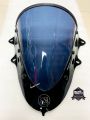 Motorcycle Windshield Windscreen Visor Compatible Twin Core KSI Rubber For YAMAHA R15 V3 Motorcycle (Black Color). 