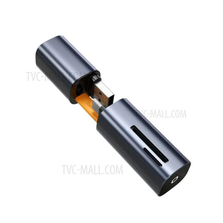 BASEUS Mini Cable Card Reader Type-C Interface and USB - Blue | Daraz ...