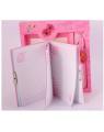 Valentain Lock Diary With Pen Gift Set - Gift Box.