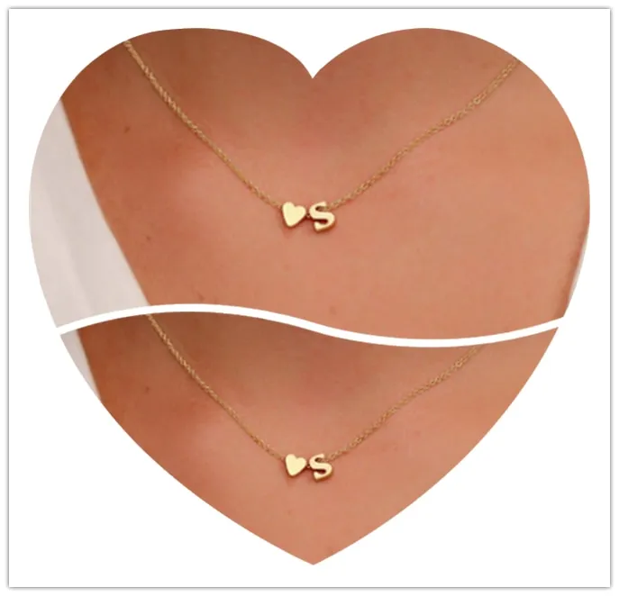 Simple%20Heart-shaped%20Letter%20Necklace%20Temperament%20With%20The%20Letter%20S%20Love%20Collarbone%20Chain%20Necklace%20-%20Image%202