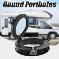 Round Portholes Plastic Hatches Port Lights Opening Window 8 Inch 21cm(21.5cm) Marine Boat RV SFPP1-01 SFPP2-01. 