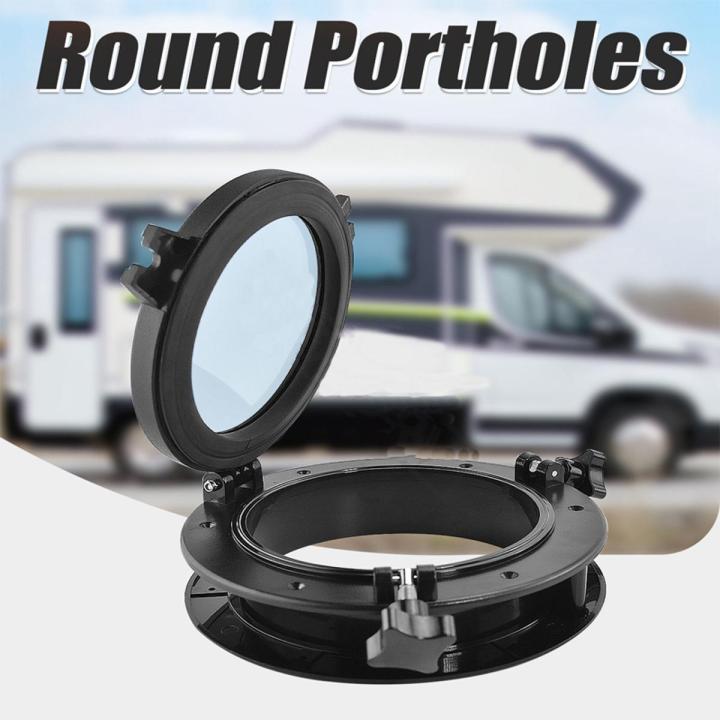 Round Portholes Plastic Hatches Port Lights Opening Window 8 Inch 21cm(21.5cm) Marine Boat RV SFPP1-01 SFPP2-01