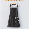 Apron Waterproof Oilproof Can Wipe Hands Kitchen Work Clothes Home Cooking Cleaning Men Women Universal Sleeveless Apron. 