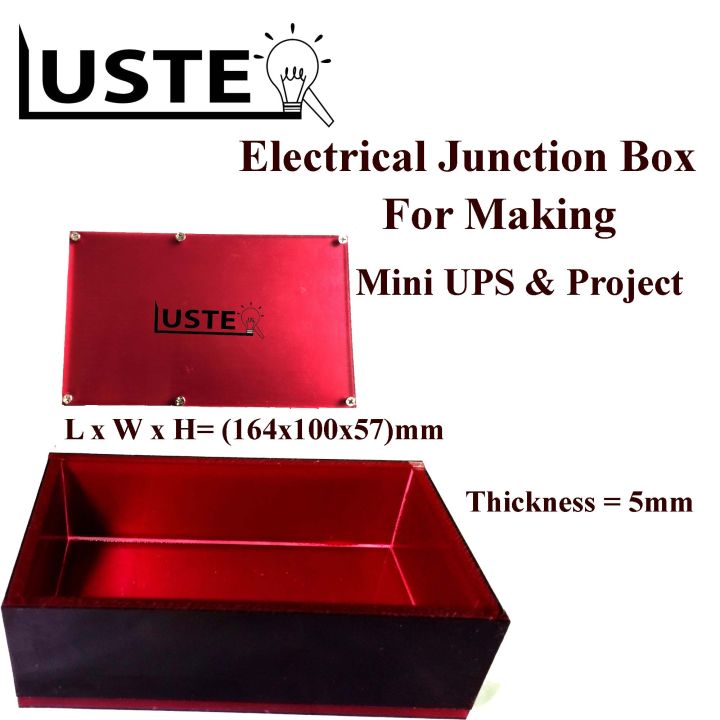 Electrical Junction Box, Switch Box Blank for Making Mini IPS and Other Project Uses | Luster |