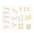 Sensor Expansion Board, Compact Size LED GPIO IO Port Development Board ADDA Chip for 4B 3B CM4.
