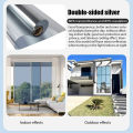Window Tint One Way Privacy Window Film Anti-UV Heat Control Reflective Daytime Privacy Protection Glass Film for Home Office with Free Tools.
