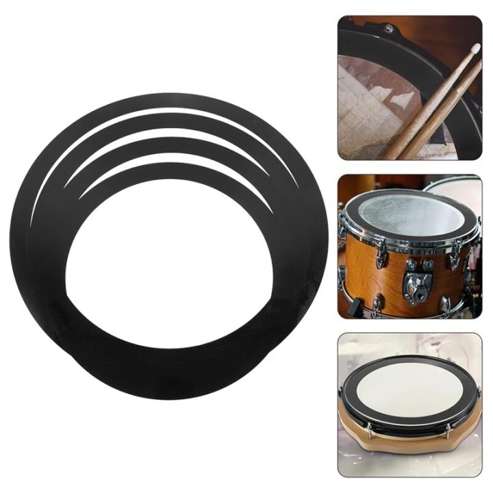 4pcs%20Silencer%20Mute%20Practice%20Snare%20Pad%20Home%20Gel%20Delicate%20Percussion%20Silent%20Useful%20Off%20Pads%20Drum%20Kit%20Dampeners%20Accessories%20-%20Image%205