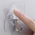 Hanger Hook Transparent Strong Self Adhesive Door Wall Hangers Hooks Suction Heavy Load Rack Cup Sucker for Bathroom. 