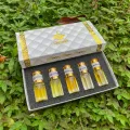 Arabian Traditional Fragrance Ator - Attar Combo Pack 5 in 1 for Men (Ator Perfume Box Set) - Halal Perfume Package - Made in Saudi Arabia. 