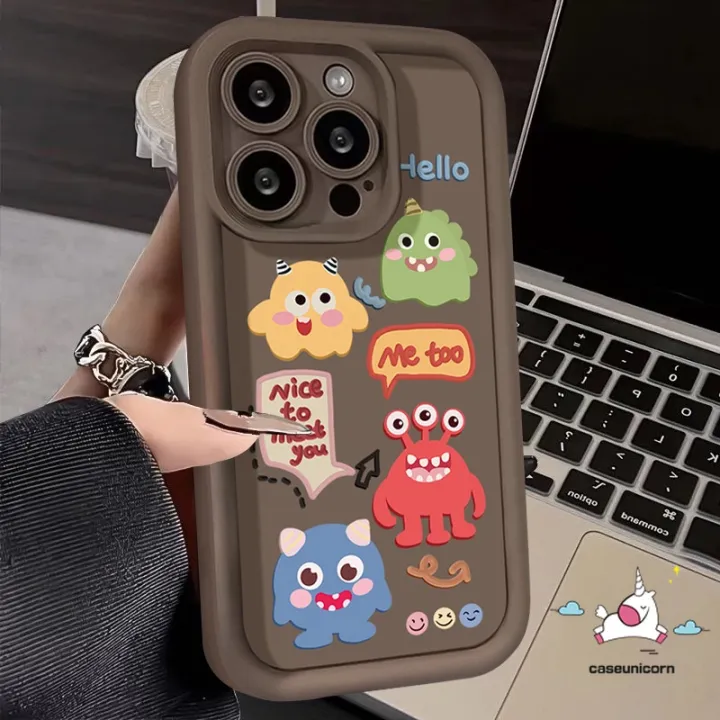 Funny%20Smiley%20Face%20Angel%20Eyes%20Case%20For%20Tecno%20Spark%2010C%20Go%202023%2010%20Camon%2020%20Pro%20Infinix%20Smart%207%20Hot%2030i%2030%20Play%20Note%2030%20VIP%2012%20G96%20Pro%20Cartoon%20Little%20Monster%20Cute%20Aliens%20Doodle%20Cover%20-%20Image%203