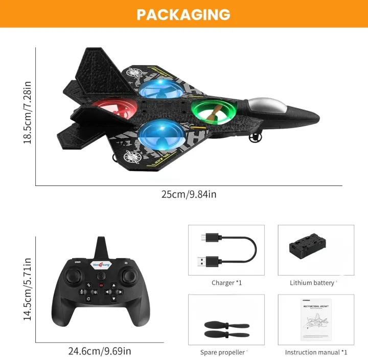 R/C%20%20Aircraft%20Fighter%20Jet%20Drone%20Aerial%20Fighter%20Multi-Function%20Star%20Flight%20Remote%20Control%20%20Hobby%20-%20Image%207