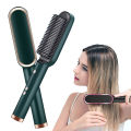 Home Use Professional Electric Flat Iron LCD Display Fast Ceramic Multi-function Hair Straightening Brush. 