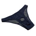 【Good-Love Store】Men Cotton  Underwear Triangle Elastic Mesh Loopholes Thongs See-through Briefs color. 