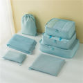 Travel storage bag, luggage storage bag 7-piece set, travel organizer bag, clothing storage bag set 7-piece set. 