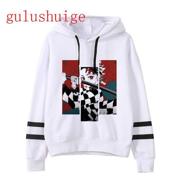 Anime Hoodie Unisex Demon Slayer Nouveau Anime Hommes/Femmes Sweat à Capuche Sabito Graphic Print Pullover Harajuku Sportswear Japonais Manga Hip Hop Hoodie KS-Black6 | FR Anime Hoodie Mannen Vrouwen