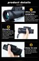 HD 80x100 Professional Telescope Monocular Powerful Binoculars Long Range Waterproof Pocket Zoom Night For Hunting Tourism.