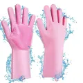 Pet Grooming Gloves for Bathing and Hair Removal, Dogs and Cats Bath Shampoo Brush, Soft and Durable Silicone Scrubber Glove for Pets Shower Like Horse, Dog and Cat. 