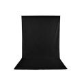 Background 8x12ft Non-Woven Fabric Solid Color Black Screen Photo Backdrop Studio Photography.