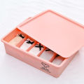 Underwear Storage Box Household Panty Socks Storage Grid Plastic Closet Drawer Underwear Compartmented Storage Boxes. 