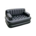 5 in 1 Comfort Sofa Bed - Black. 