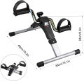 Mini Exercise Cycle/Portable Folding Arm & Leg Pedal Exerciser With Digital Lcd Display Home Indoor Mini Exercise Bike Resistance Adjustable.