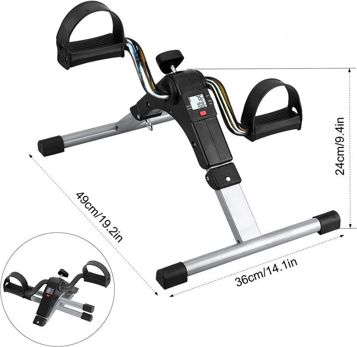Mini%20Exercise%20Cycle/Portable%20Folding%20Arm%20&%20Leg%20Pedal%20Exerciser%20With%20Digital%20Lcd%20Display%20Home%20Indoor%20Mini%20Exercise%20Bike%20Resistance%20Adjustable%20-%20Image%206