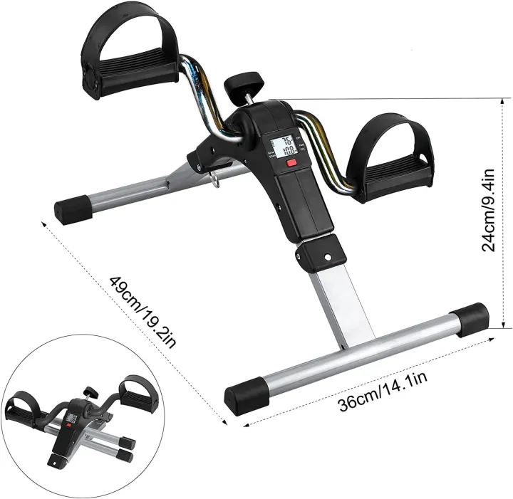 Mini%20Exercise%20Cycle/Portable%20Folding%20Arm%20&%20Leg%20Pedal%20Exerciser%20With%20Digital%20Lcd%20Display%20Home%20Indoor%20Mini%20Exercise%20Bike%20Resistance%20Adjustable%20-%20Image%206