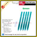 Good Luck Fast Gel Pen Black, Blue, Green and Red Pack of 10pcs. 