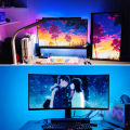 1-5M WS2812 RGB USB LED Strip Light Computer Monitor Desktop PC Screen Backlight Lighting Ambient Tape Ribbon String Full Set. 