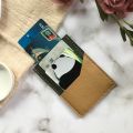Color Contrast Patchwork Women's Panda Card Bag Women's Bag Multi-Layer Children's Day Gift Dragon Boat Festival Gift Women's Gift Fashion. 