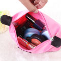 New Convenient and Cute cosmetic Bag nylon Dumpling cosmetic bag. 