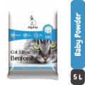 Alpha Premium Bentonite Cat Litter Multiple Flavor 5L. 