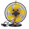 Sony Deluxe High Speed Fan 9" inch  Mini Fan Table Fan Cool Air Black & Yellow Mini Fan for Kitchen Use With Regulator. 