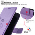Butterfly Pattern PU Leather Flip Wallet Case for iPhone 17 16 15 14 13 Pro Max 12 11 XR XS with Card Slots Soft TPU Protective Cover.