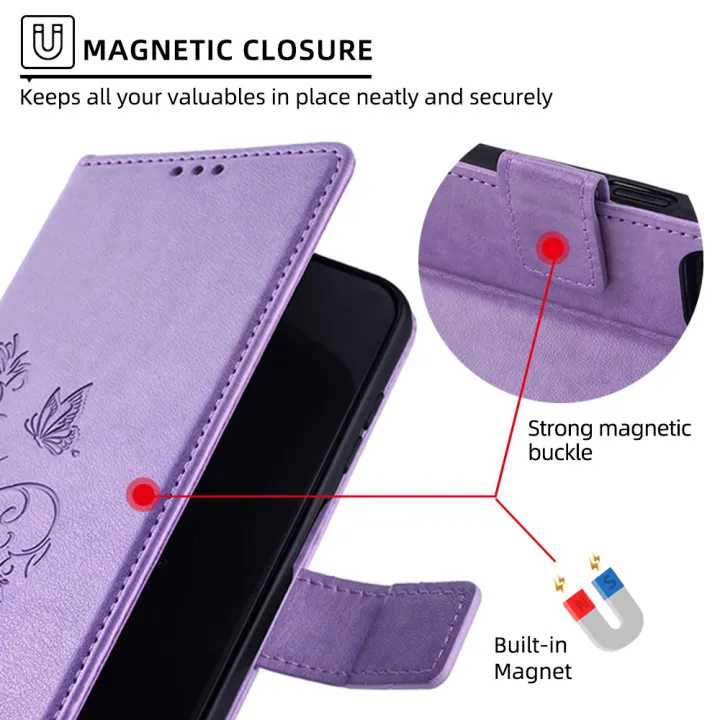 Butterfly%20Pattern%20PU%20Leather%20Flip%20Wallet%20Case%20for%20iPhone%2017%2016%2015%2014%2013%20Pro%20Max%2012%2011%20XR%20XS%20with%20Card%20Slots%20Soft%20TPU%20Protective%20Cover%20-%20Image%203