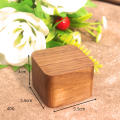 Wooden Ring Box Elegant Personalized Engraved Wedding Box Compact Handcrafted Engagement Box for Wedding Ceremony Engagement.