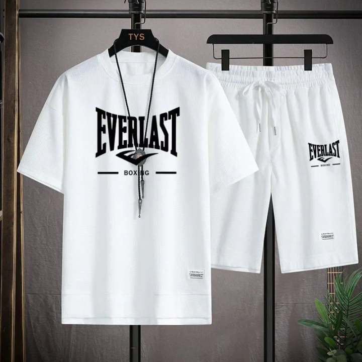 Summer New Printed Combo Haf T-Shirt & Short Pant For Men