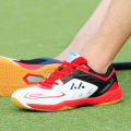 【selevn roind】 DUDELI Badminton Shoes For Men Leather Mens Badminton Sport Sneakers Big Size 11 Indoor Court Shoes Badminton Training Shoes.