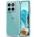 Crystal Clear Back Cover Case for Motorola Moto Edge 60 Fusion 5G | Shockproof Soft TPU Case | Cushioned Edges for Ultimate Protection Back Cover Case (TPU, Transparent).
