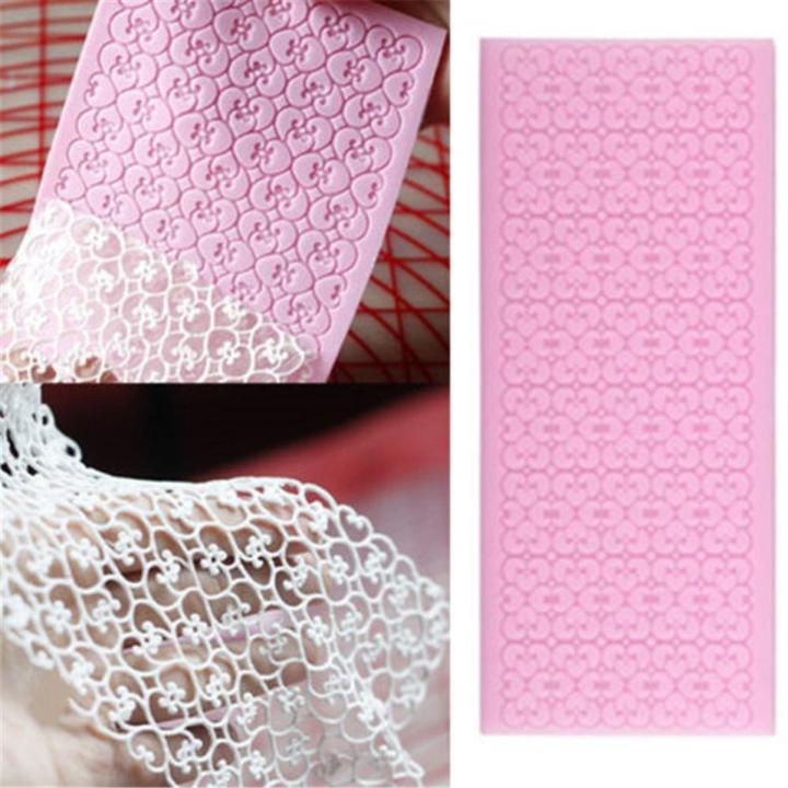 Lace Silicone Mold Mould Sugar Craft Fondant Mat Cake